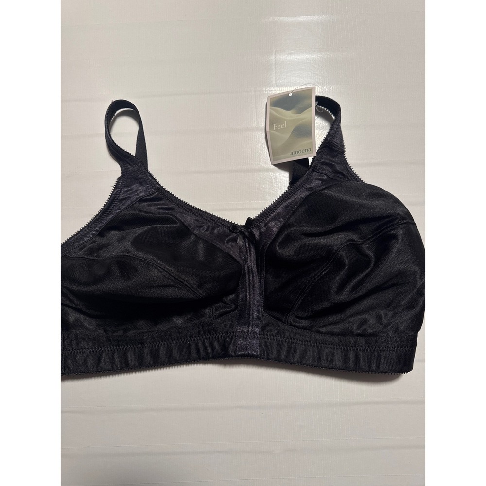 amoena Ava 2115 Black Full Coverage Comfort Bra 38DD